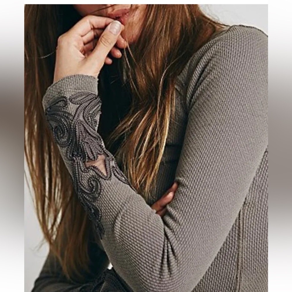 Free People Ombré in Mushroom Thermal S